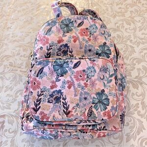Under One Sky Backpack Satchel Tote Flowers Garden Floral Small so darn cute!